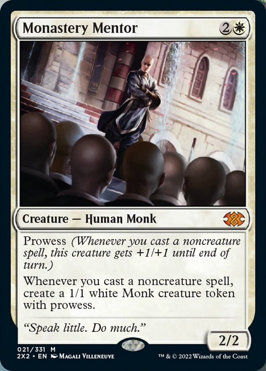 Monastery Mentor [Double Masters 2022] [Foil]