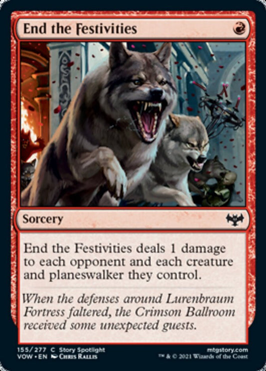 End the Festivities [Innistrad: Crimson Vow] [Foil]