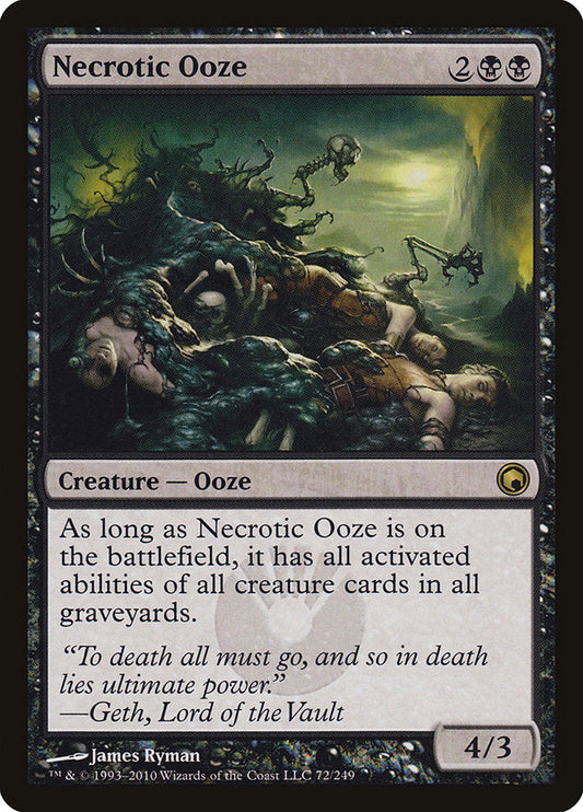 Necrotic Ooze [Scars of Mirrodin] [Foil]