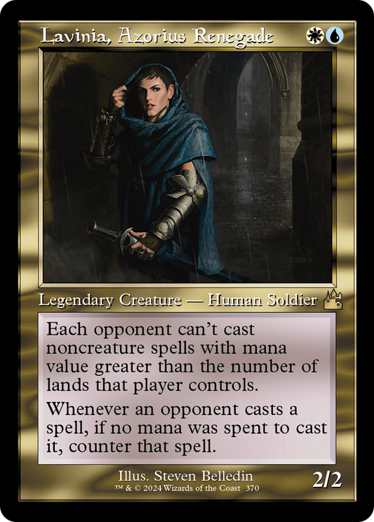 Lavinia, Azorius Renegade (Retro Frame) [Ravnica Remastered] [Foil]