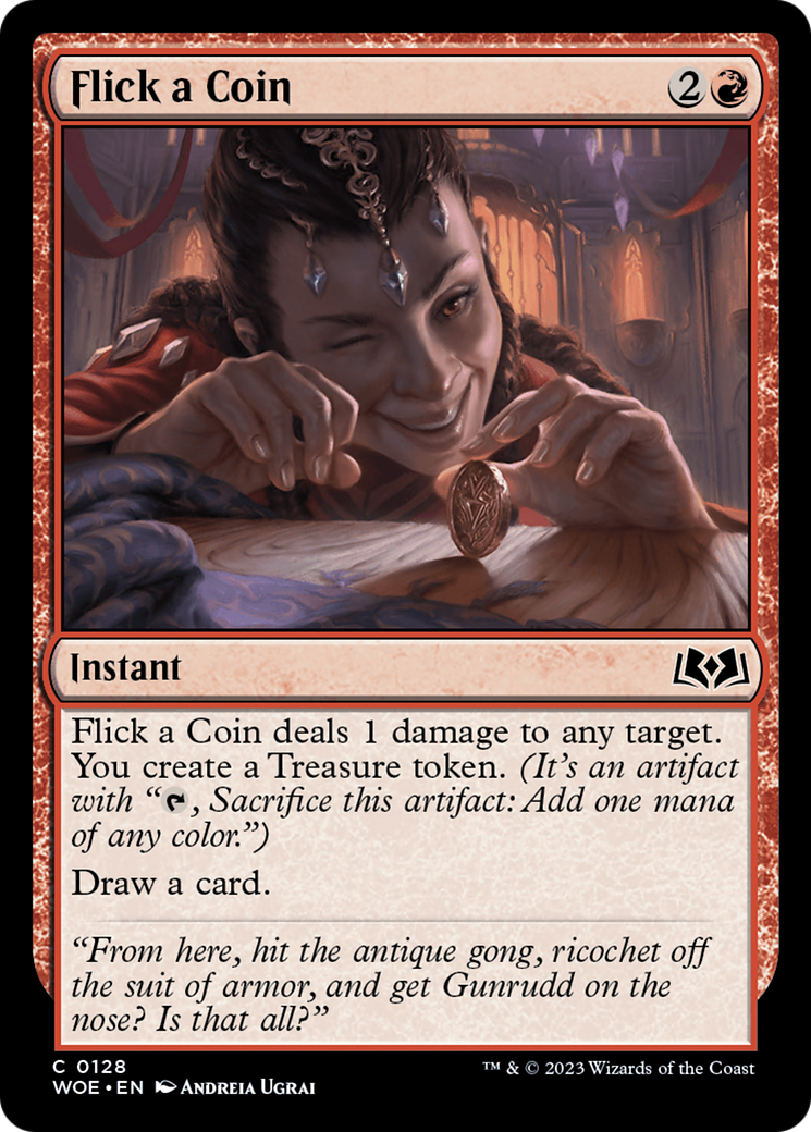 Flick a Coin [Wilds of Eldraine] [Foil]