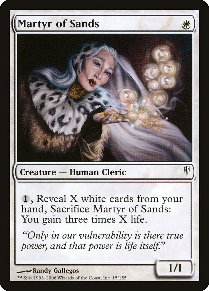 Martyr of Sands [Coldsnap] [Foil]