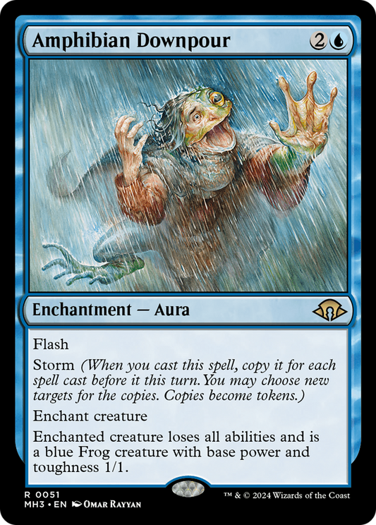 Amphibian Downpour [Modern Horizons 3] [Foil]