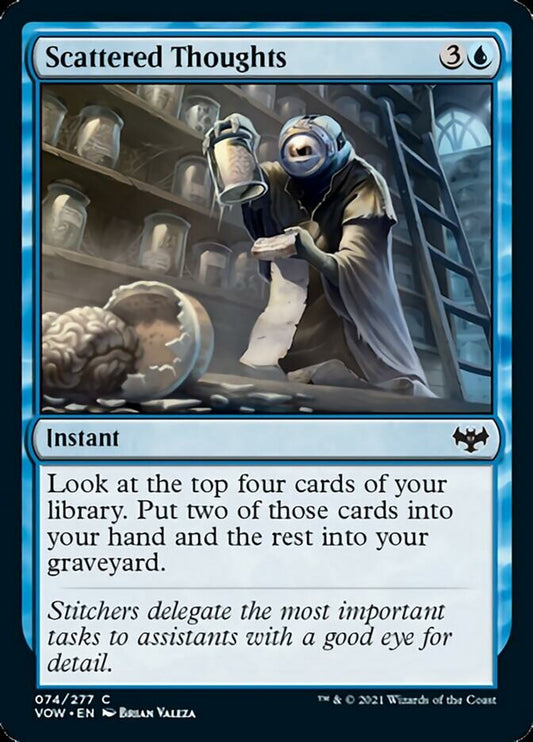 Scattered Thoughts [Innistrad: Crimson Vow] [Foil]