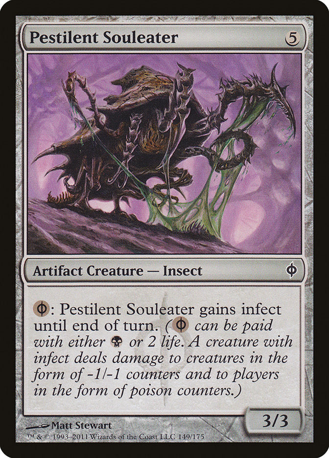 Pestilent Souleater [New Phyrexia] [Foil]