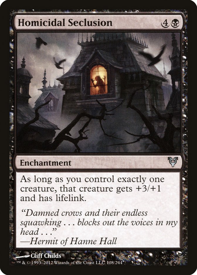 Homicidal Seclusion [Avacyn Restored] [Foil]