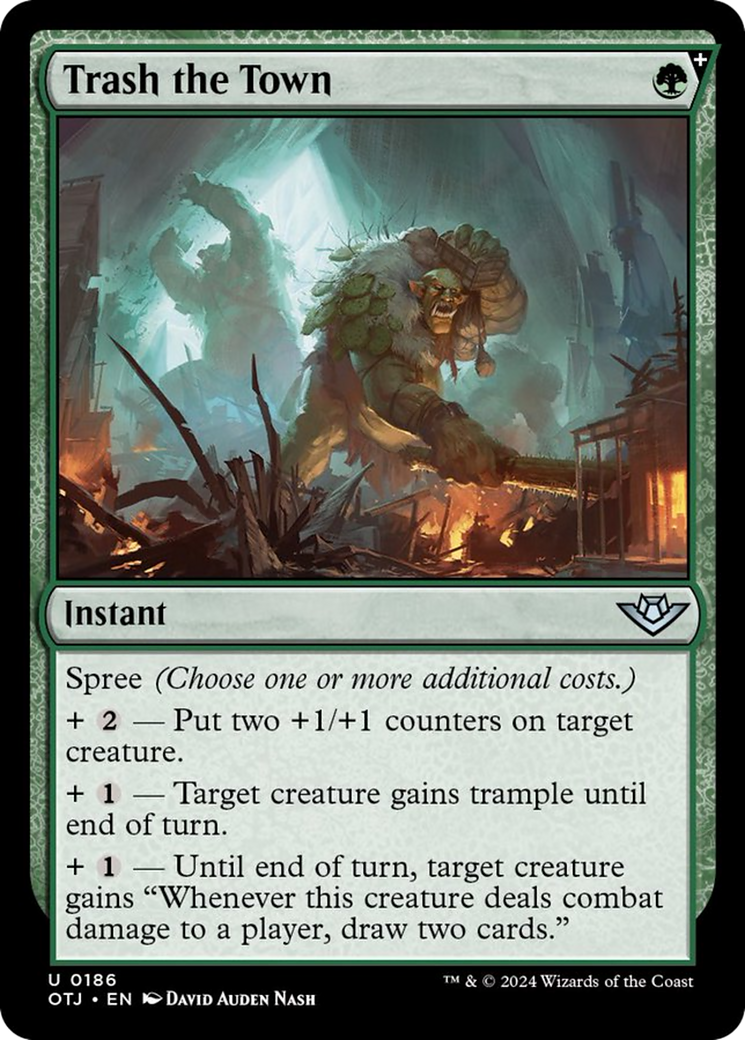 Trash the Town [Outlaws of Thunder Junction] [Foil]