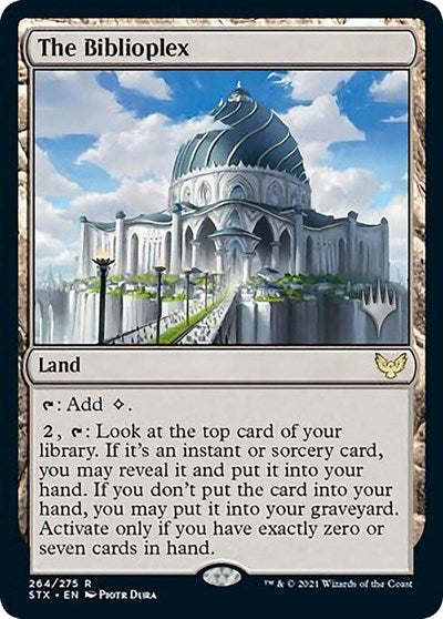 The Biblioplex (Promo Pack) [Strixhaven: School of Mages Promos] [Foil]
