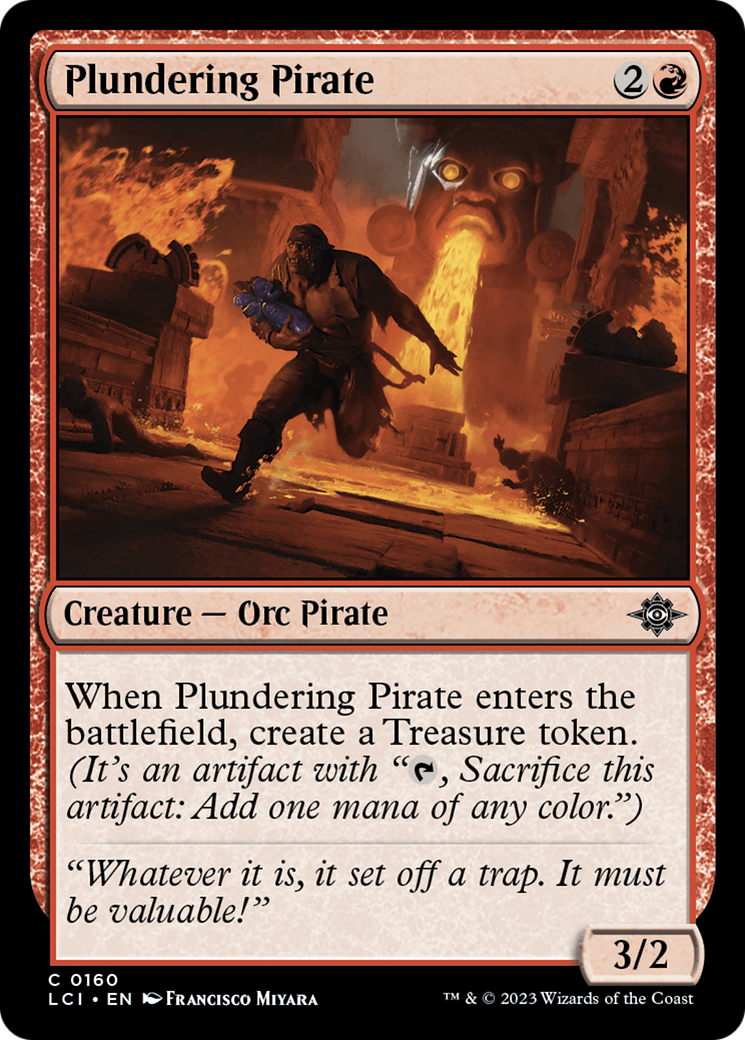 Plundering Pirate [The Lost Caverns of Ixalan] [Foil]