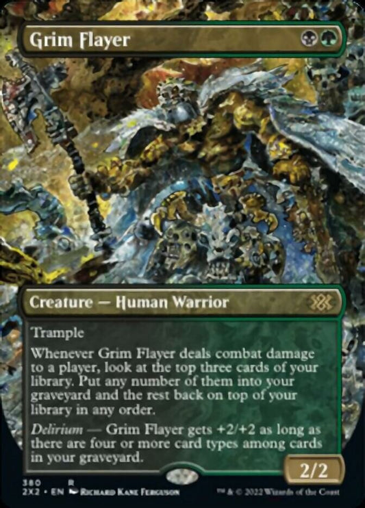 Grim Flayer (Borderless Alternate Art) [Double Masters 2022] [Foil]