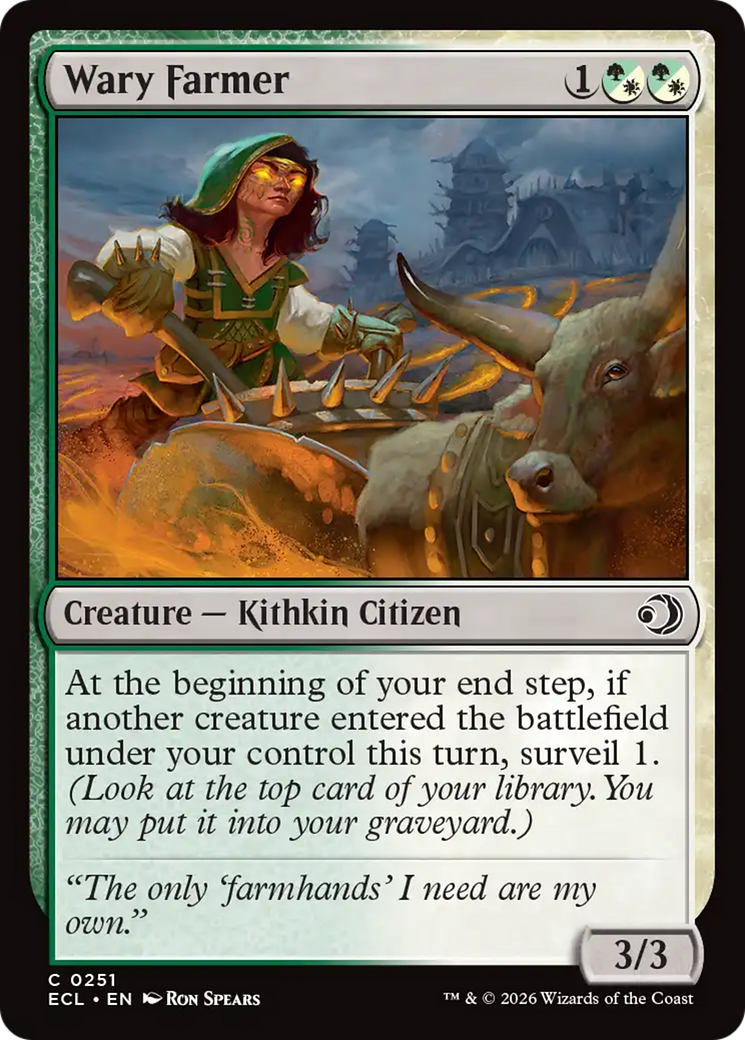 Wary Farmer [Lorwyn Eclipsed] [Foil]