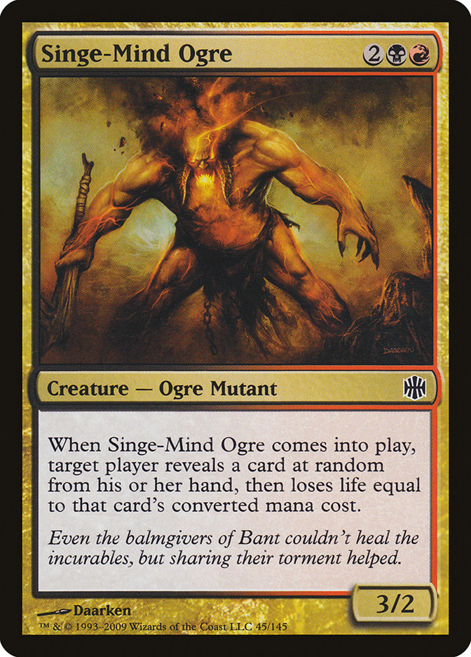 Singe-Mind Ogre [Alara Reborn] [Foil]