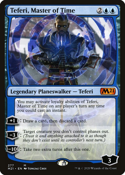 Teferi, Master of Time (277) [Core Set 2021] [Foil]