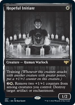 Hopeful Initiate [Innistrad: Double Feature] [Foil]