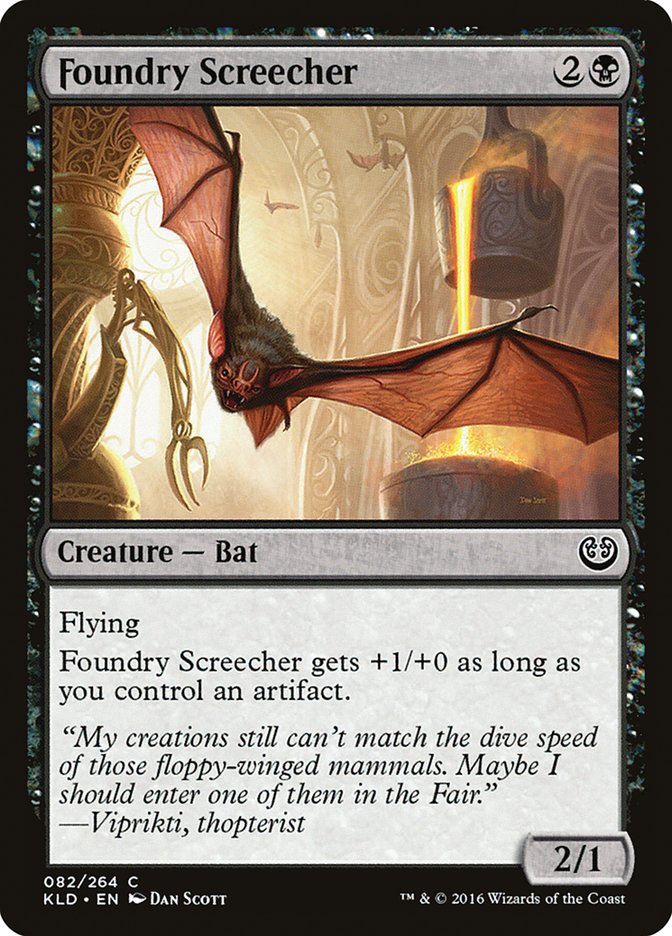 Foundry Screecher [Kaladesh] [Foil]