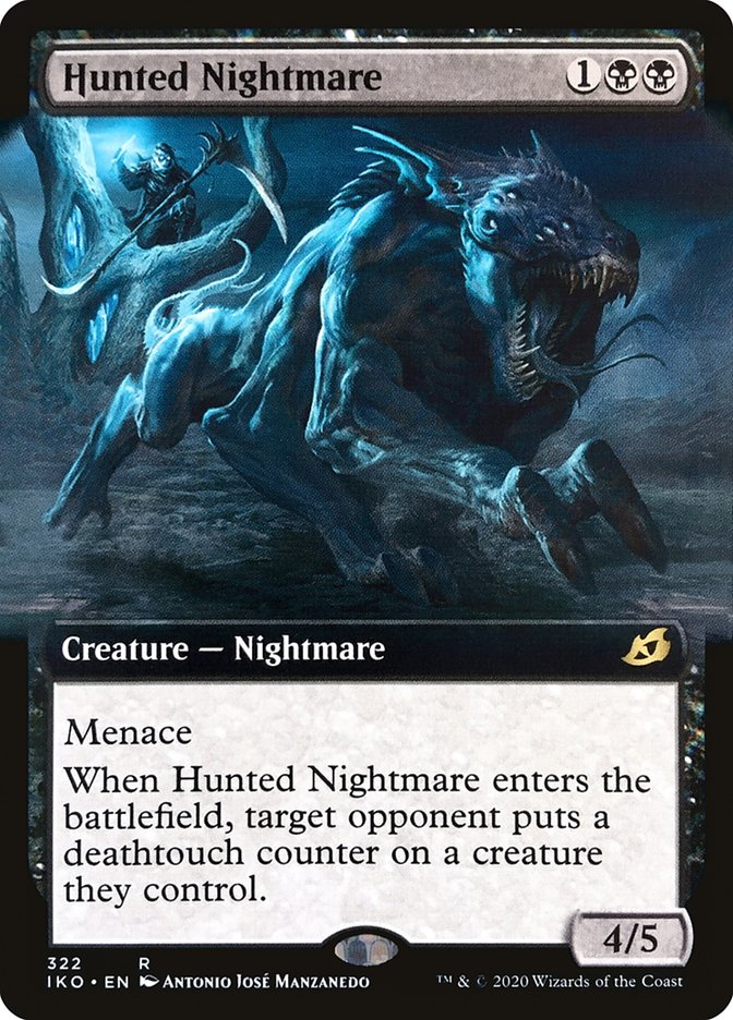 Hunted Nightmare (Extended Art) [Ikoria: Lair of Behemoths] [Foil]