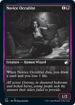 Novice Occultist [Innistrad: Double Feature] [Foil]