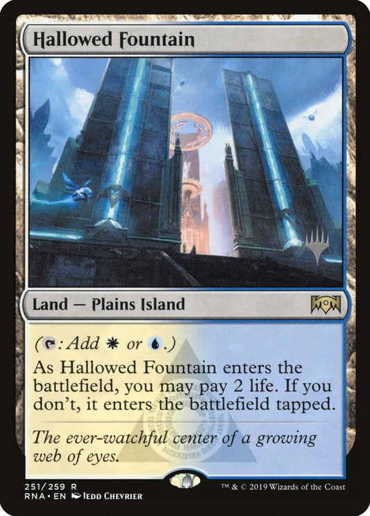 Hallowed Fountain (Promo Pack) [Ravnica Allegiance Promos] [Foil]