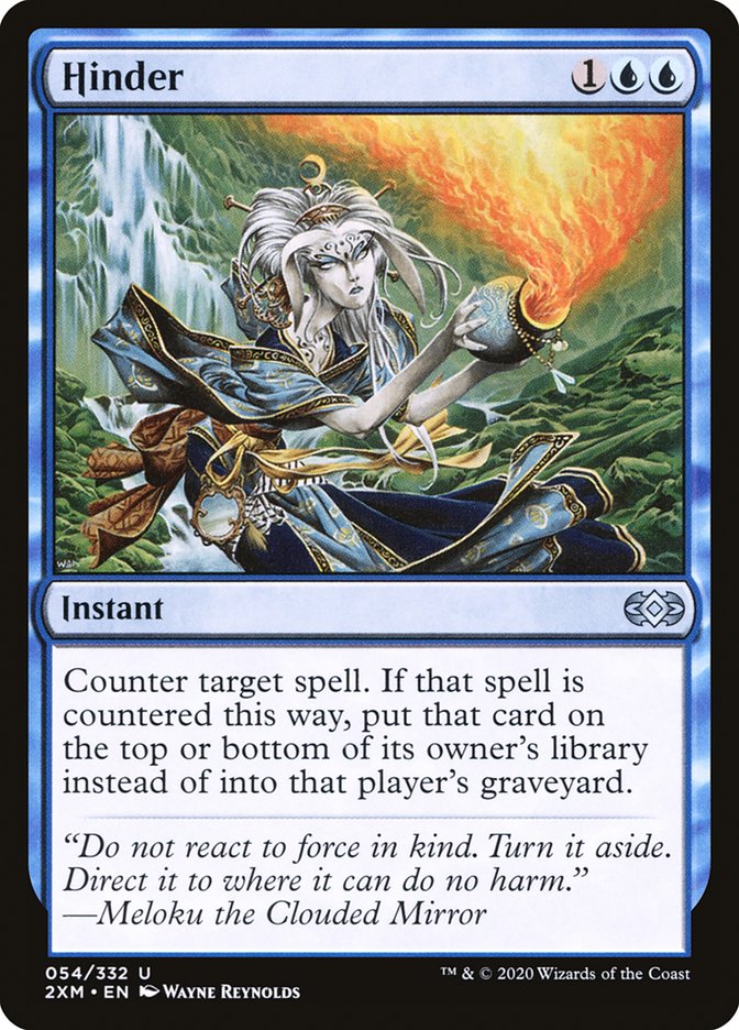 Hinder [Double Masters] [Foil]