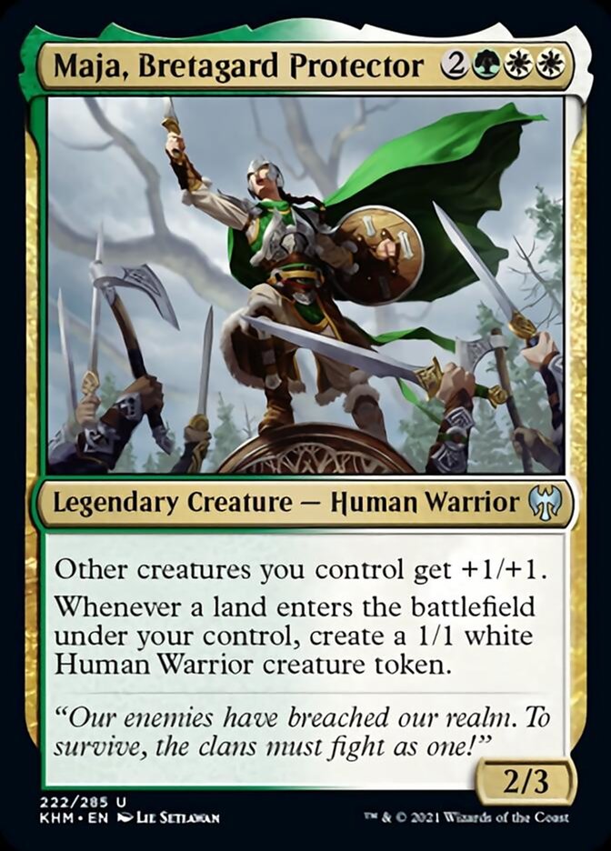Maja, Bretagard Protector [Kaldheim] [Foil]
