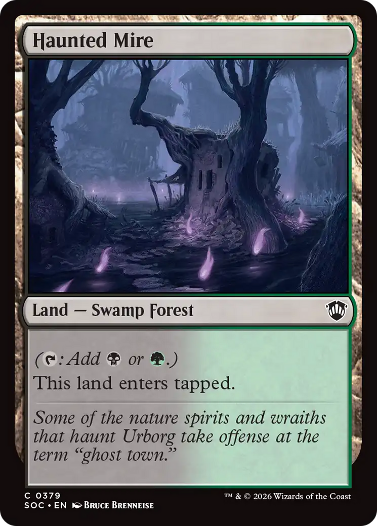 Haunted Mire [Secrets of Strixhaven Commander] [Foil]