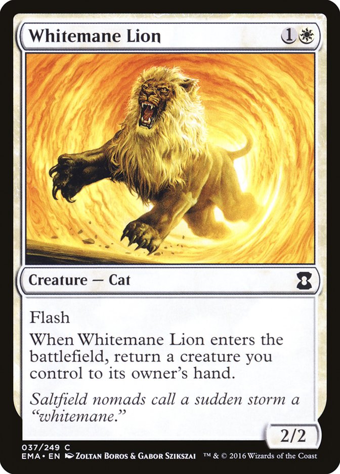Whitemane Lion [Eternal Masters] [Foil]