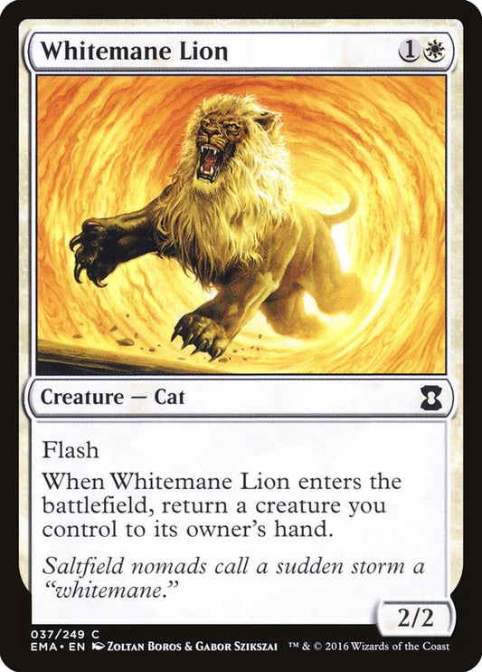 Whitemane Lion [Eternal Masters] [Foil]