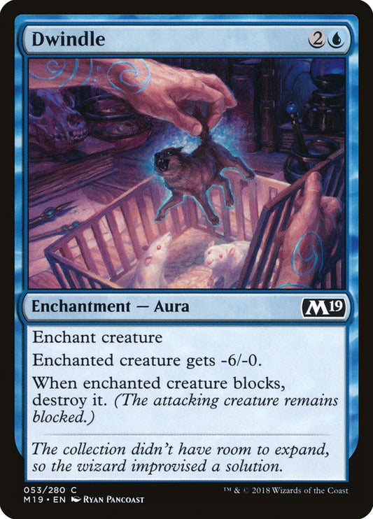 Dwindle [Core Set 2019] [Foil]