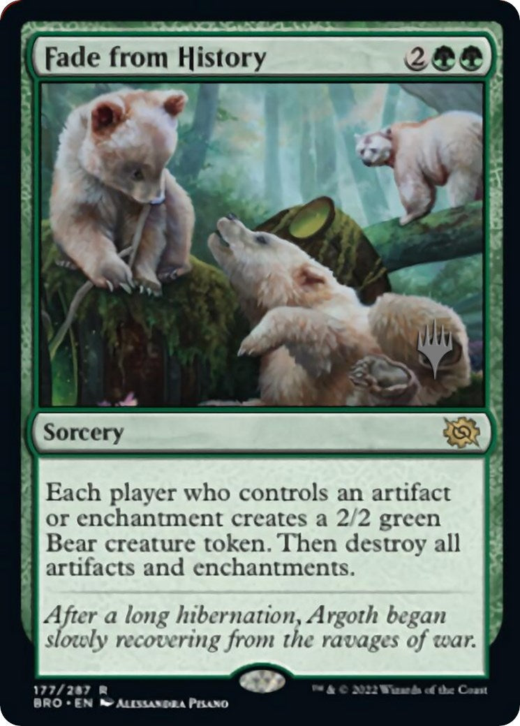 Fade from History (Promo Pack) [The Brothers' War Promos] [Foil]