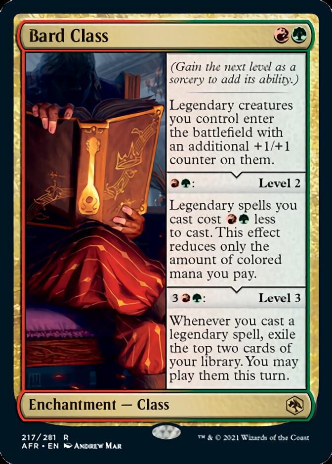 Bard Class [Dungeons & Dragons: Adventures in the Forgotten Realms] [Foil]