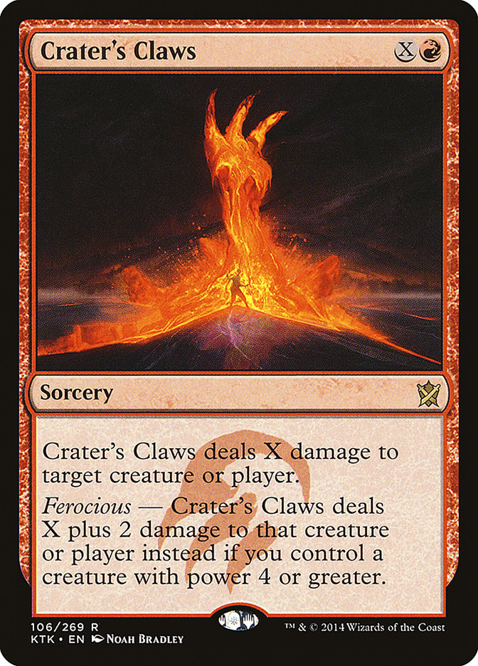 Crater's Claws [Khans of Tarkir] [Foil]
