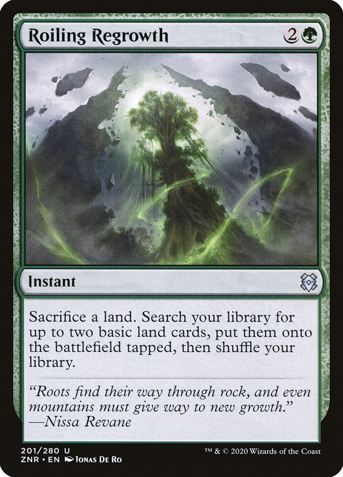 Roiling Regrowth [Zendikar Rising] [Foil]