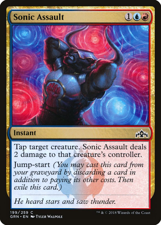 Sonic Assault [Guilds of Ravnica] [Foil]