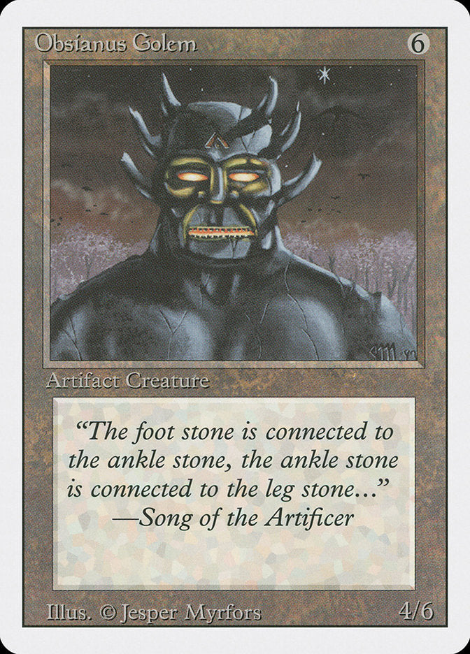 Obsianus Golem [3rd Edition]