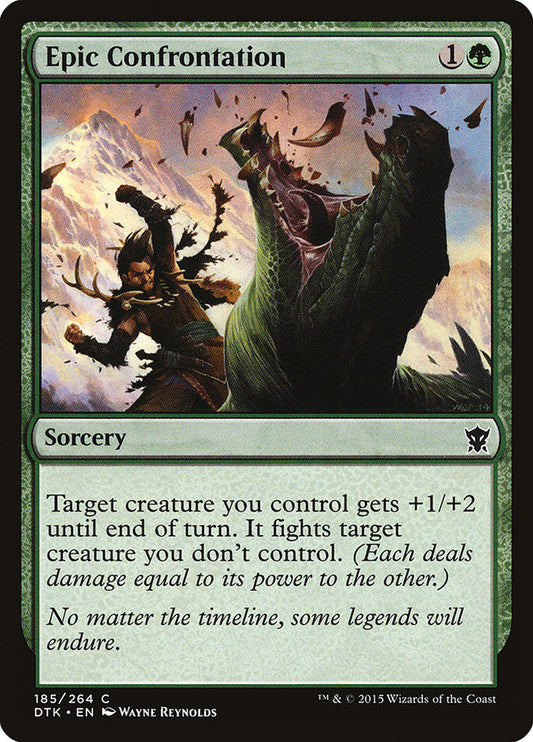 Epic Confrontation [Dragons of Tarkir] [Foil]