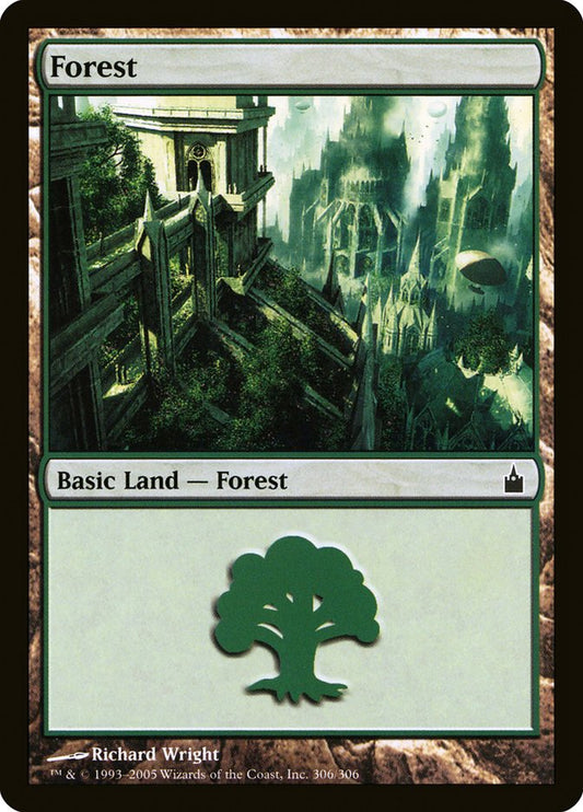 Forest (306) [Ravnica: City of Guilds] [Foil]