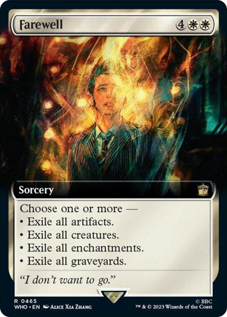 Farewell (Extended Art) [Doctor Who] [Foil]