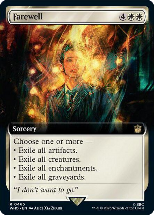 Farewell (Extended Art) [Doctor Who] [Foil]