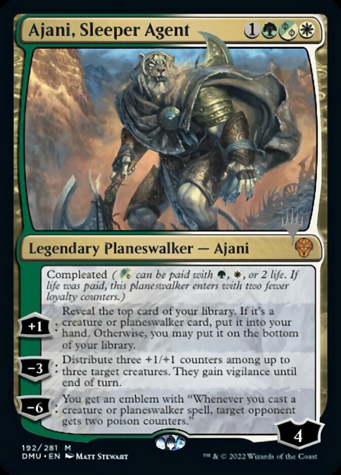Ajani, Sleeper Agent (Promo Pack) [Dominaria United Promos] [Foil]