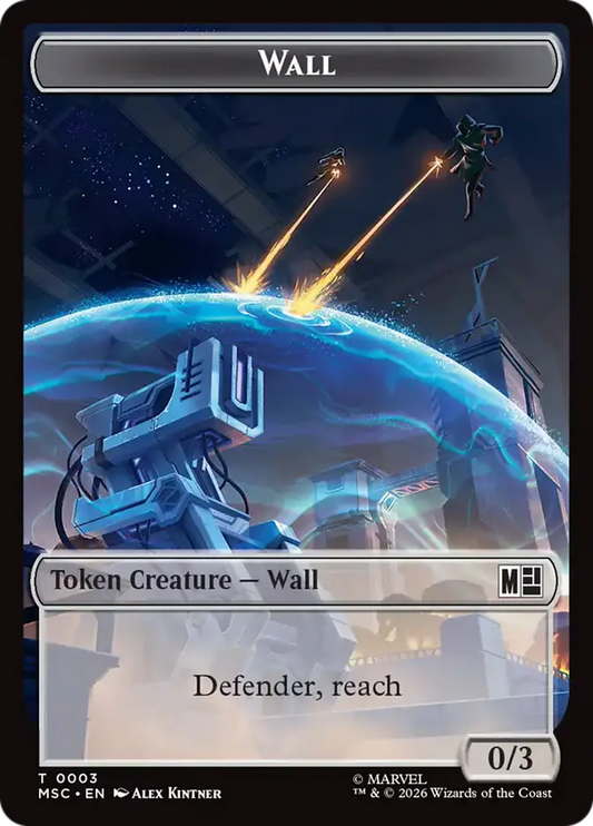 Wall // Copy Double-Sided Token [Marvel Super Heroes Commander]