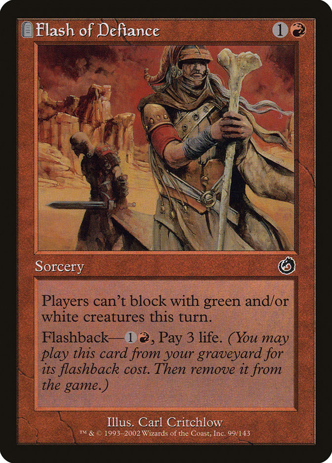 Flash of Defiance [Torment] [Foil]
