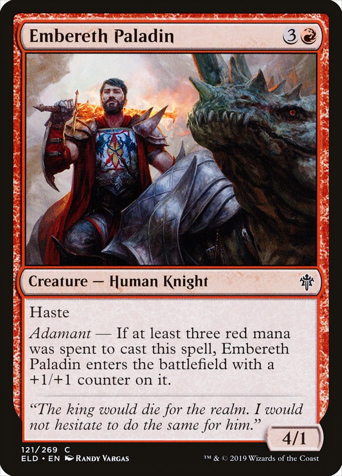 Embereth Paladin [Throne of Eldraine] [Foil]