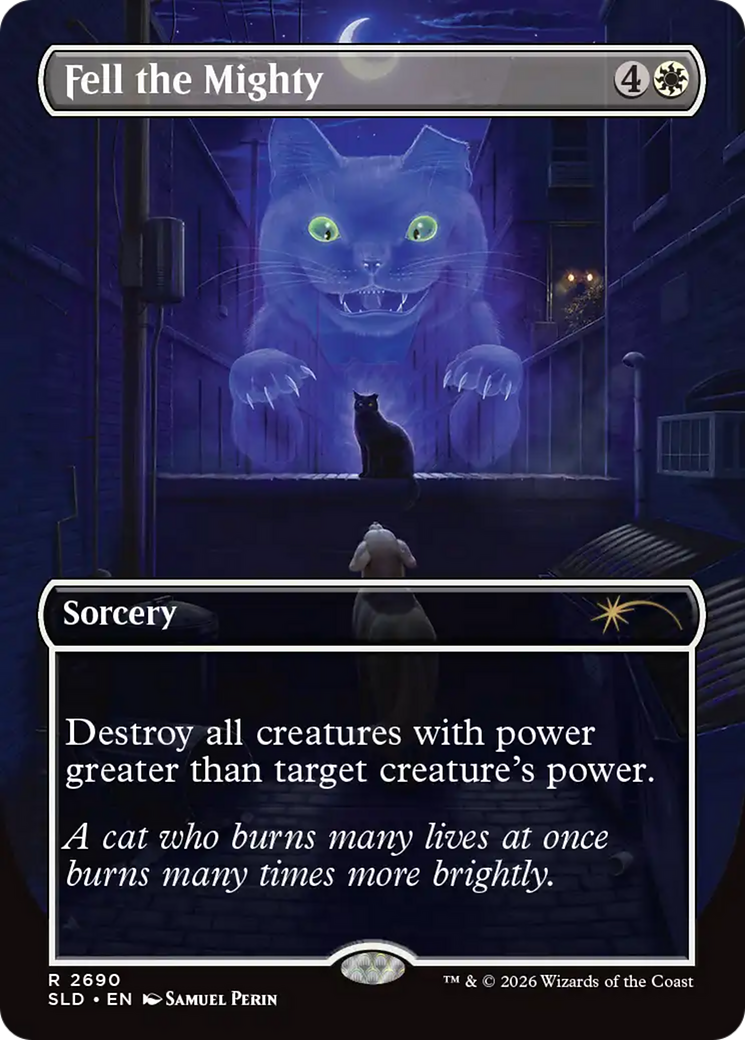 Fell the Mighty (2690) [Secret Lair Drop Series] [Foil]