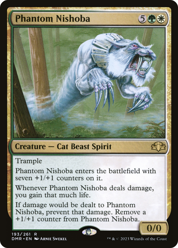 Phantom Nishoba [Dominaria Remastered] [Foil]