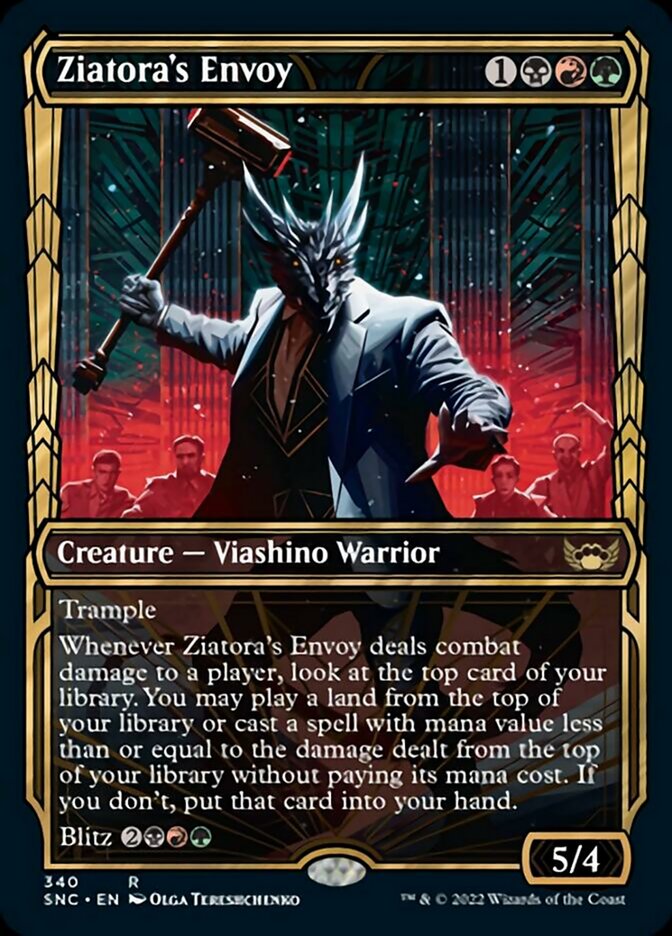 Ziatora's Envoy (Showcase Golden Age) [Streets of New Capenna] [Foil]