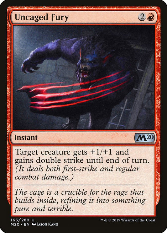 Uncaged Fury [Core Set 2020] [Foil]