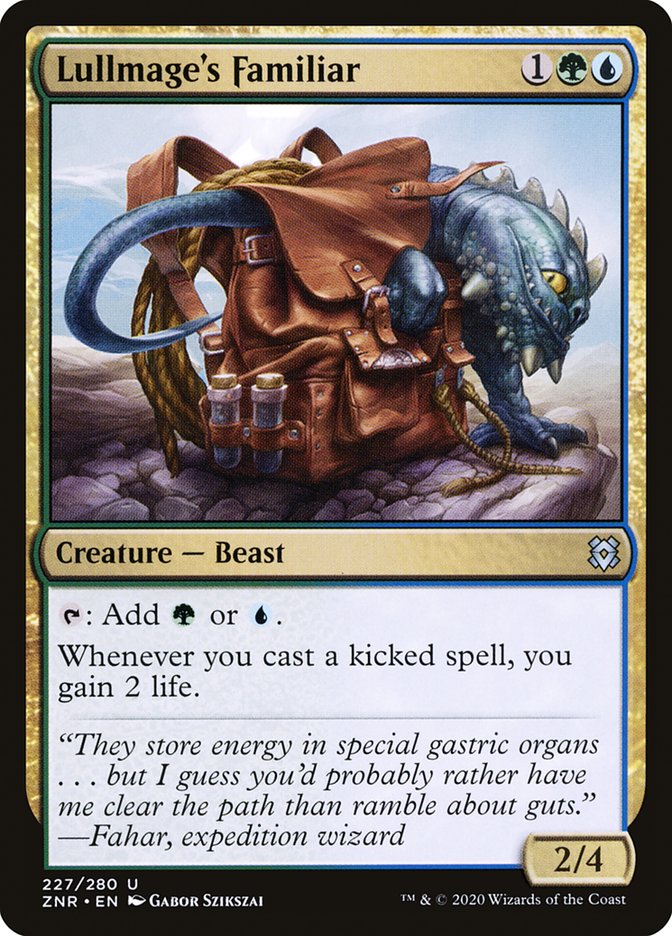 Lullmage's Familiar [Zendikar Rising] [Foil]