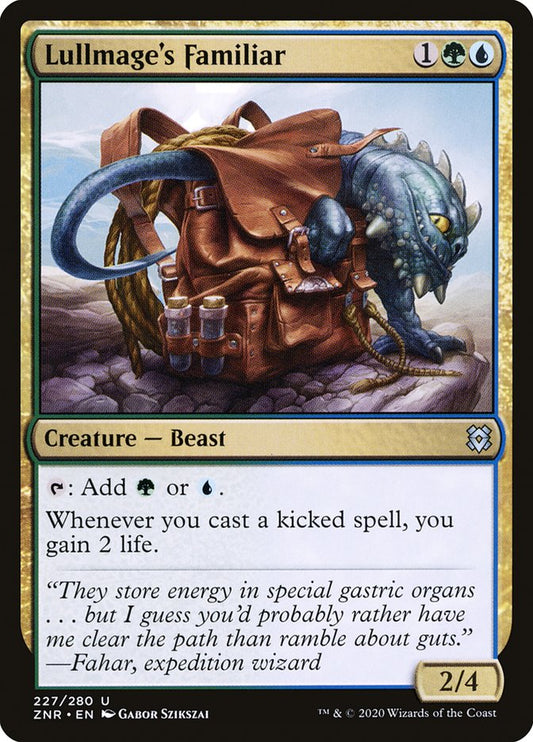 Lullmage's Familiar [Zendikar Rising] [Foil]
