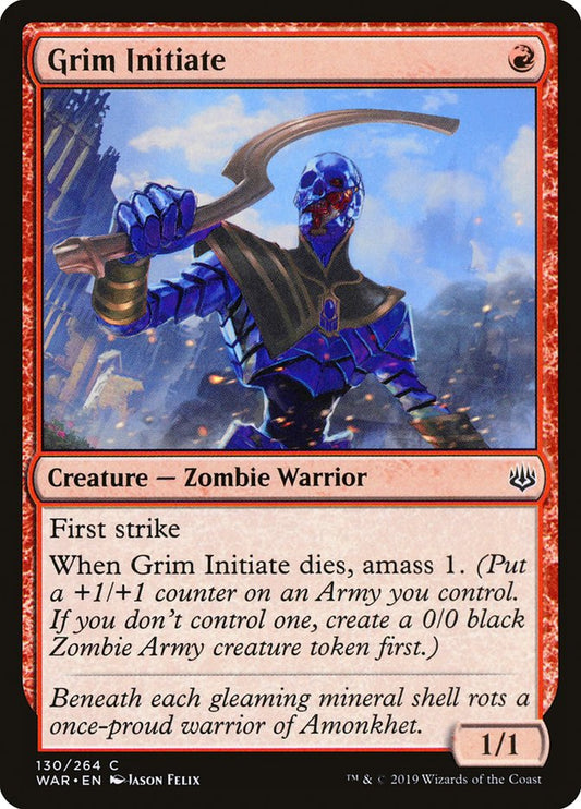 Grim Initiate [War of the Spark] [Foil]