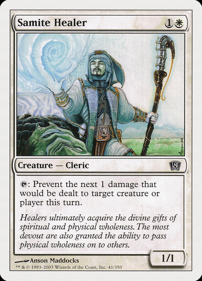 Samite Healer [Eighth Edition] [Foil]